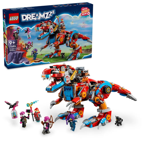 LEGO DREAMZzz 71484 Cooper's Robot Dinosaur C-Rex - Brick Store